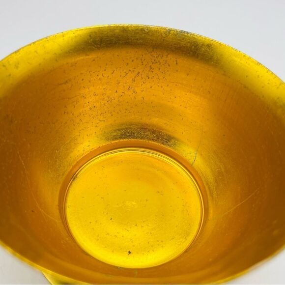 Set of 5 Vintage Bascal Mid Century Aluminum Dessert Bowls Sherbet Ice Cream - Picture 3 of 7